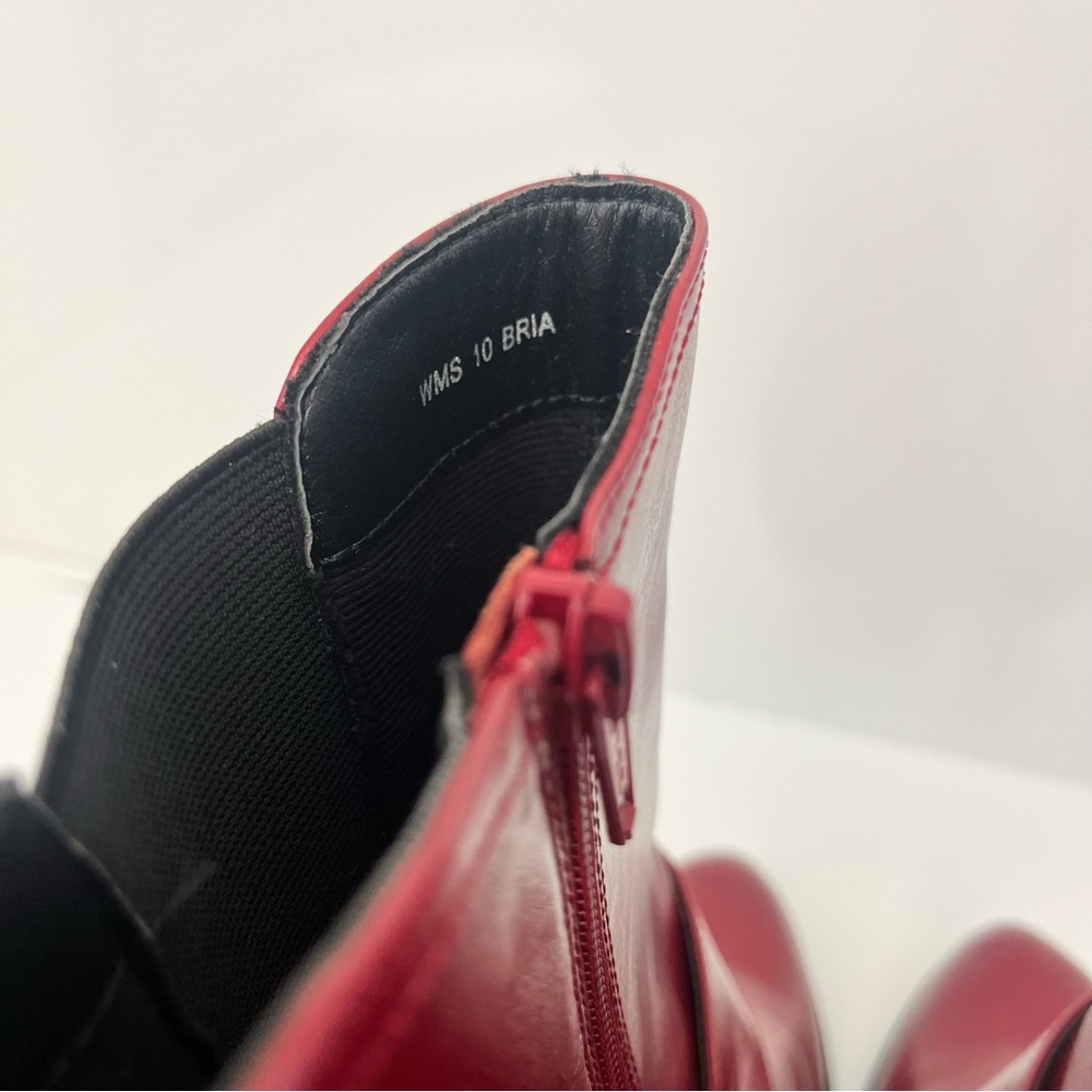 Dolce Vita Bria Red Harness Ankle Boots Womens 10 - Picture 12 of 13